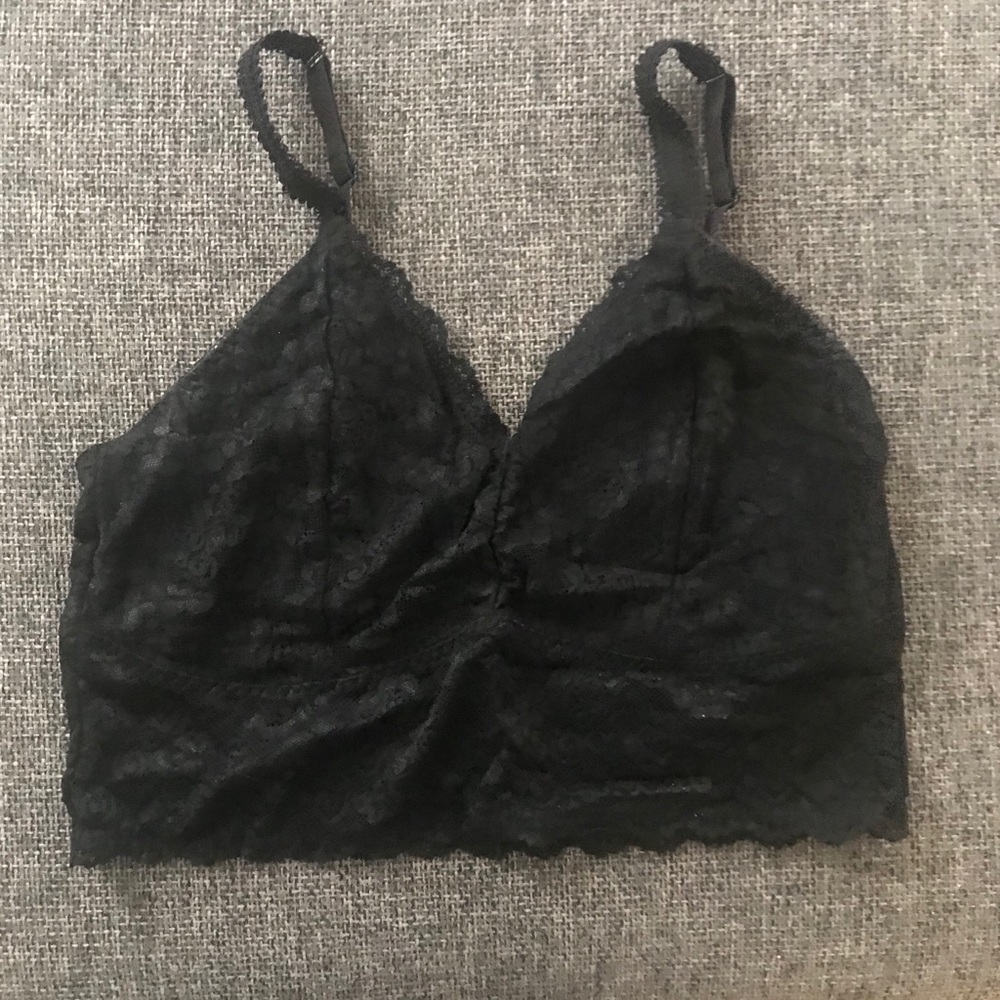 Torrid Black Lace Longline Bralette